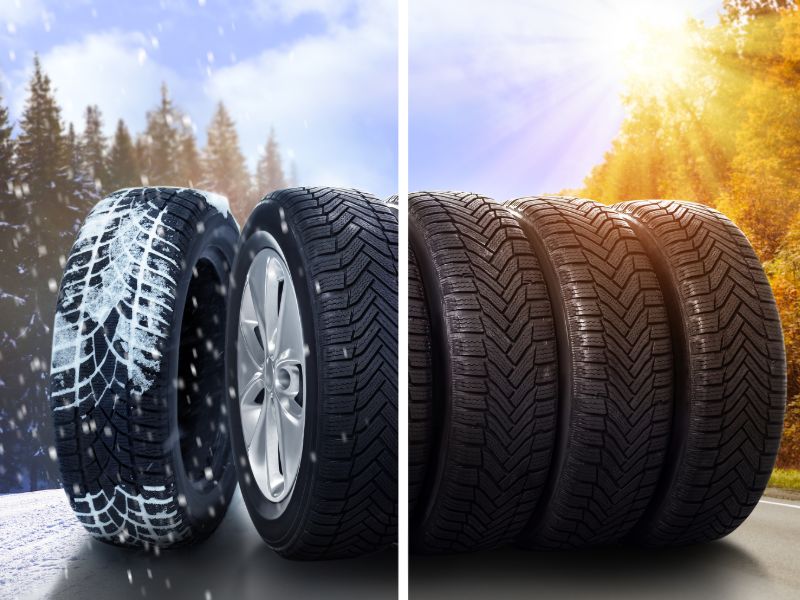 Comparaison Pneus Hiver et 4 Saisons